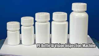 9-Camera AI Vision Inspection Machine For Plastic PE Bottles Pharmacy 
